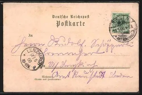 Lithographie Singen / Konstanz, Gasthaus auf halber Höhe, Ortsansicht, Eugenstor