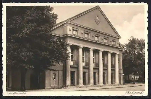 AK Greifswald, Partie am Stadtpark