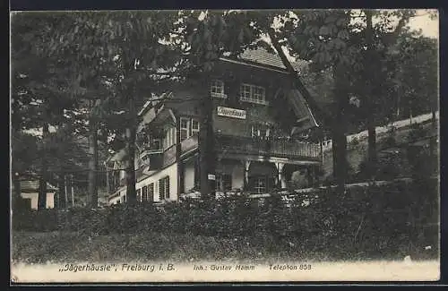 AK Freiburg / Breisgau, Gasthaus Jägerhäusle