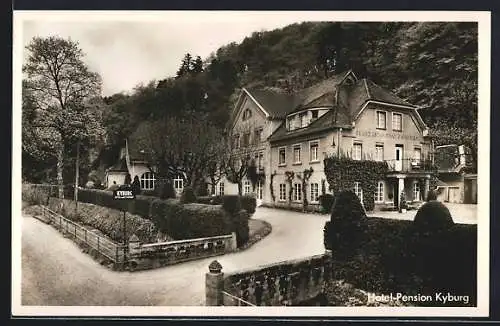 AK Freiburg-Günterstal, Hotel-Pension Kyburg