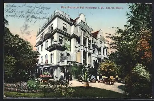 AK Freiburg i. B., Hotel-Sanatorium Rebhaus, Oberes Haus