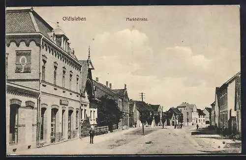 AK Oldisleben, Geschäft in der Marktstrasse