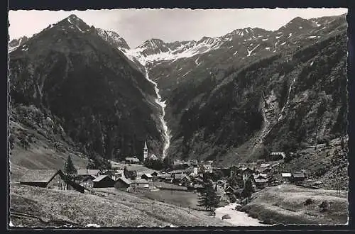 AK Göschenen, Ortsansicht mit Riental