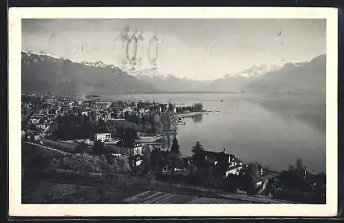 AK Vevey, Lac Leman et Dents du Midi