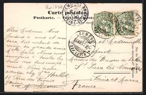 AK Genève, Vue generale