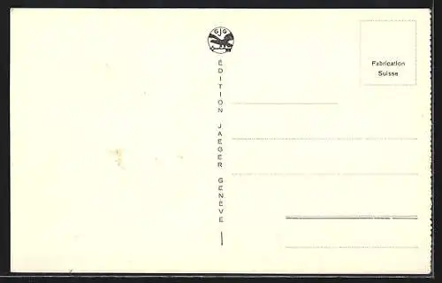 AK Genève, La Rade, le Jet d`Eau et le Mont-Blanc