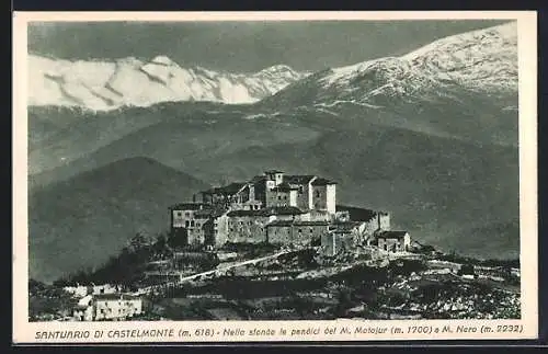 AK Prepotto, Santuario di Castelmonte nello sfondo le pendici del M. Matajur