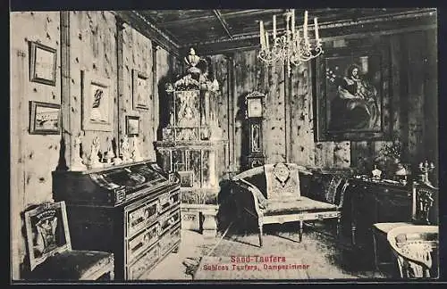 AK Sand-Taufers, Schloss Taufers - Damenzimmer