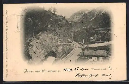 AK Gossensass, Wassertunnel