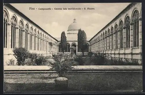 AK Pisa, Camposanto, Esterno lato meridionale