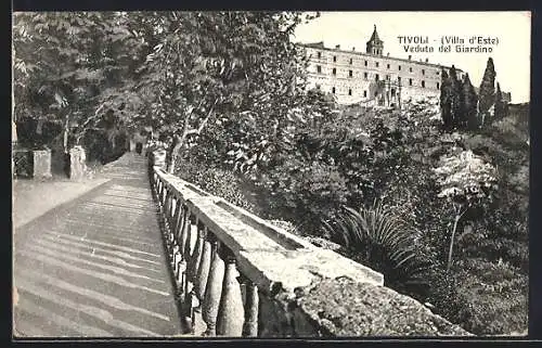 AK Tivoli /Villa d`Este, Veduta del Giardino