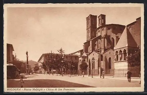 AK Bologna, Piazza Malpighi e Chiesa di San Francesco