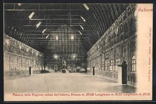 AK Padova, Palazzo della Ragione veduta dell` interno