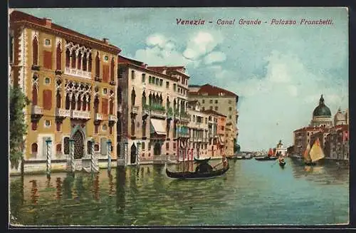 AK Venezia, Canal Grande e Palazzo Franchetti