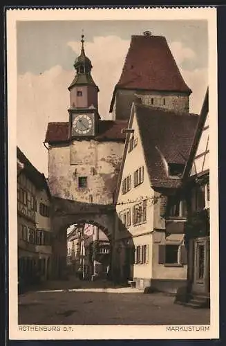 AK Rothenburg o. T., Der Markusturm