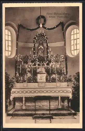 AK Abtei Schweiklberg, Kirche, Marienaltar