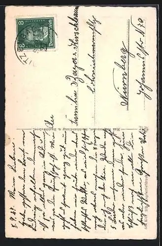 AK Deggingen, Wallfahrtskirche mit Strasse