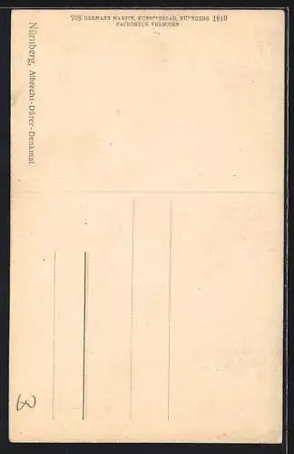 AK Nürnberg, Albrecht -Dürer-Denkmal