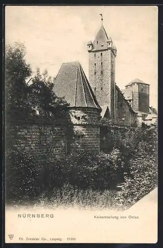 AK Nürnberg, Kaiserstallung von Osten