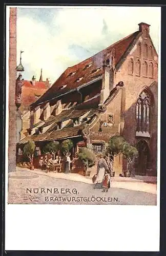 AK Nürnberg, Gasthaus Bratwurstglöcklein