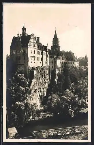 AK Sigmaringen, Blick auf das Schloss