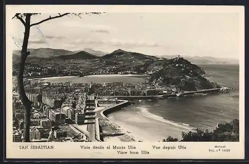 AK San Sebastian, Vista desde el Monte Ulia