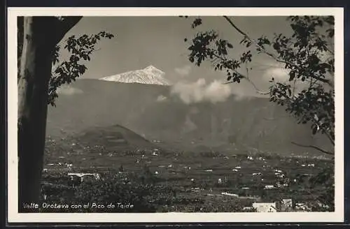 AK Valle Orotava, Valle Orotava con el Pico de Teide