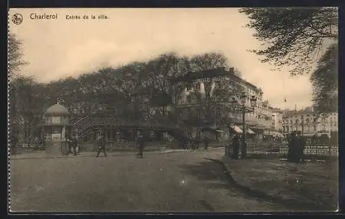 AK Charleroi, Entrée de la ville