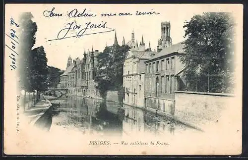 AK Bruges, Vue exterieure du Franc