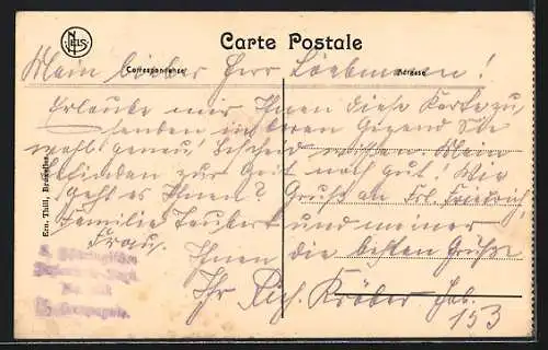 AK Dinant, Vue generale (Pont, Citadelle, Poste et Hotel-de-Ville)