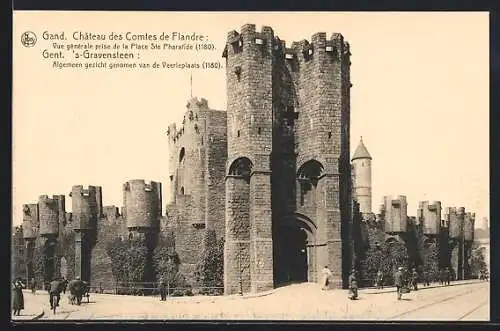 AK Gand, château des Comtes de Flandre