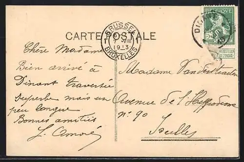 AK Waulsort /Vallee de la Meuse, L`Ermitage des Cascatelles