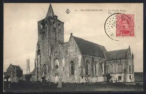 AK Blankenberghe, La Vieille Eglise