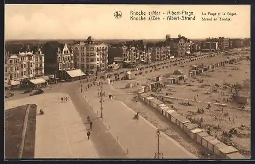 AK Knocke a/Zee, Albert-Strand, Strand en Zeedijk