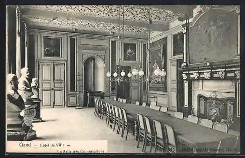 AK Gand, Hotel de Ville, La Salle des Commissions