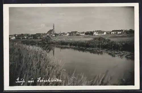 AK Hebertsfelden, Teilansicht mit Kirche