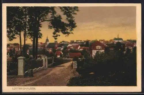 AK Lüttringhausen / Lennep, Teilansicht mit Strassenpartie