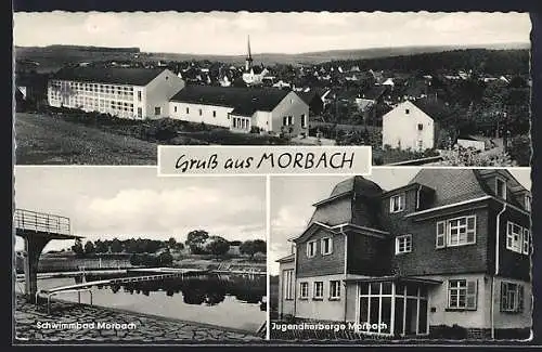 AK Morbach / Trier, Jugendherberge, Schwimmbad, Teilansicht