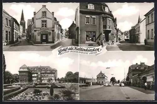 AK Kaldenkirchen, Deutsch-Niederländische Grenze, Gasthaus Reichelbräu Kulmbach, Geschäft, Strassenpartie