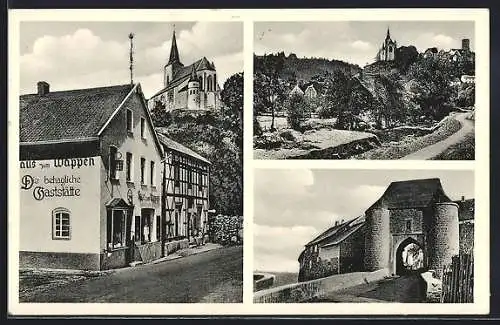 AK Reifferscheid / Eifel, Hotel Haus zum Wappen