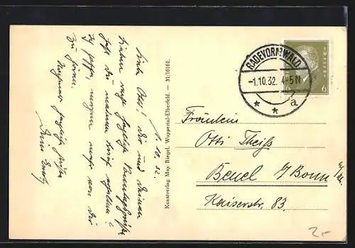 AK Radevormwald /Bergisches Land, Strandbad Uelfetal