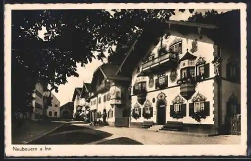 AK Neubeuern am Inn, Strassenpartie