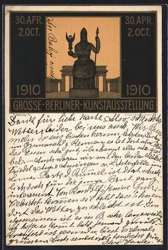 AK Berlin, Grosse Kunstausstellung 1910