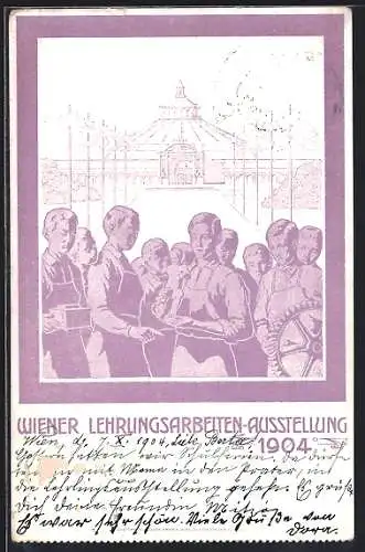 Künstler-AK Wien, Lehrlingsarbeiten-Ausstellung 1904