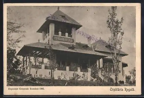 AK Bucuresti, Exposita Nationala 1906, Ospataria Regala