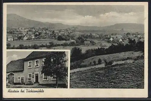 AK Hirstein bei Türkismühle, Gasthaus Friedrich Hamm, Totalansicht