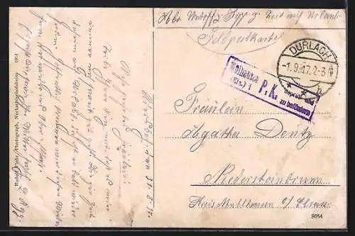 AK Adersbach / Sinsheim, Gasthaus zur Rose im Unterdorf, Rathaus, Totalansicht