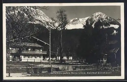 AK Berchtesgaden-Unterstein, Der Gasthof Zillnhäusl