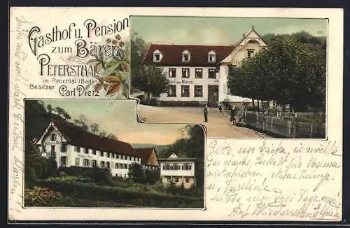 AK Petersthal / Baden, Gasthof und Pension zum Bären