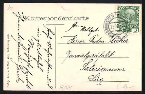 AK Pfarrkirchen /Mühlkreis, Gasthaus Hammerschmiede von Aug. Fenk